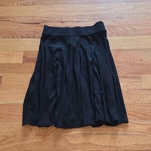 Brand New Talbots Fit & Flare Black A-Line Skirt Size Small